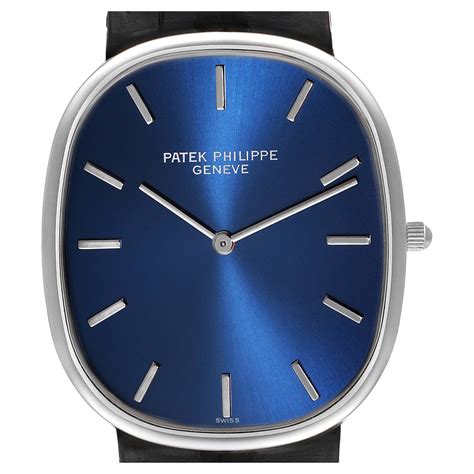 patek philippe blue dial ellipse|patek philippe blue face price.